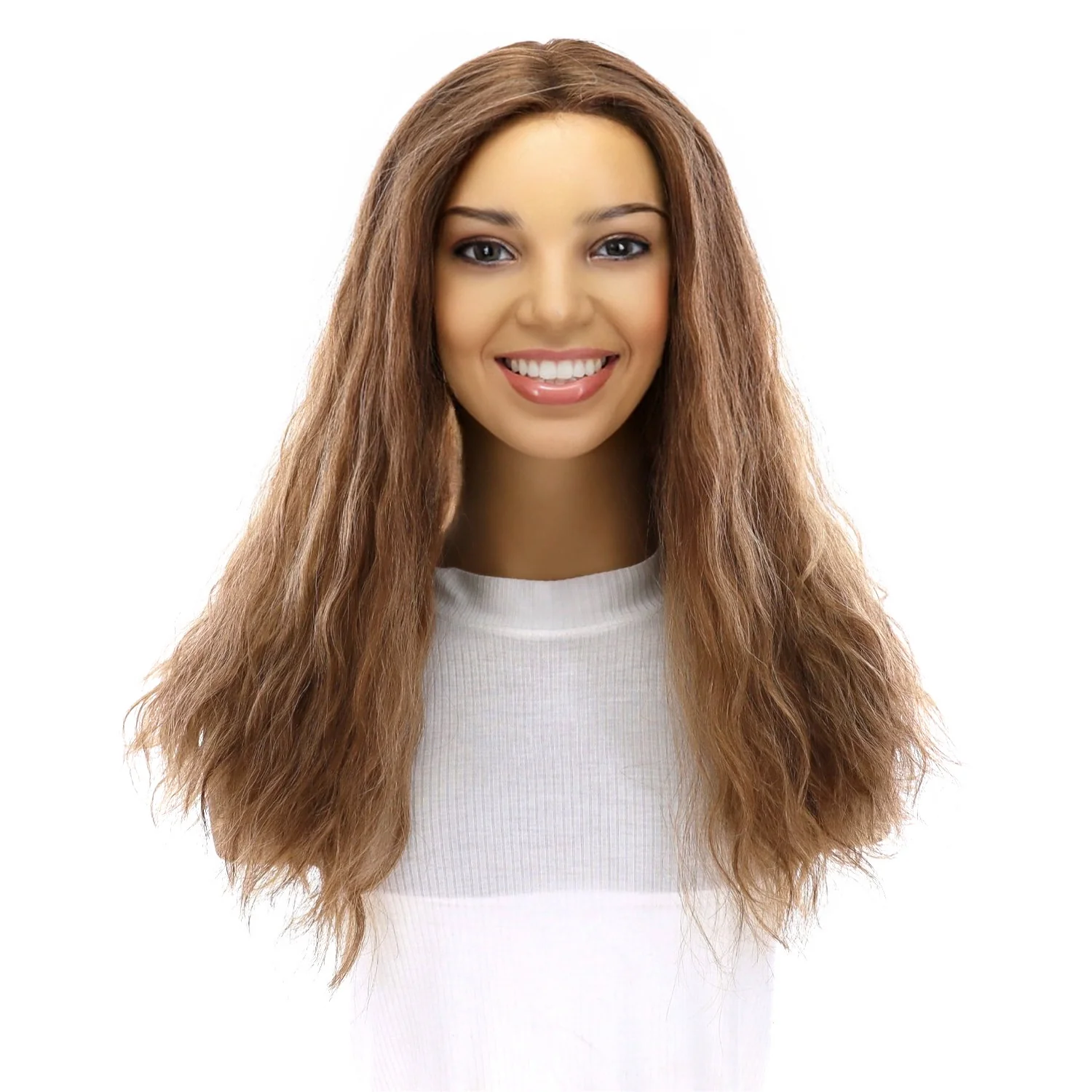 20" Divine Lace Top Topper Light Brown Babylight Wavy - Image 2
