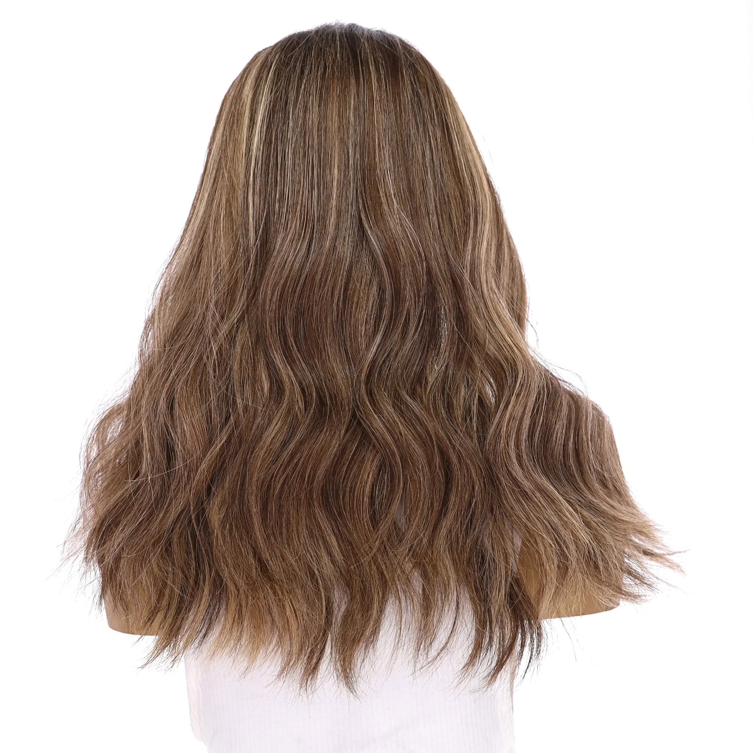 20" Divine Lace Top Topper Medium Brown w/ Highlights - Image 3
