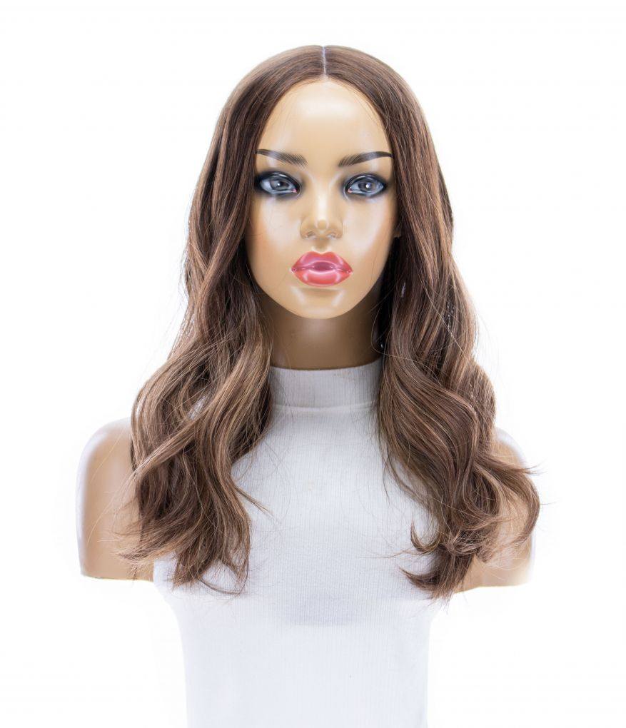 20" Divine Lace Top Topper Medium Brown Wavy - Image 4