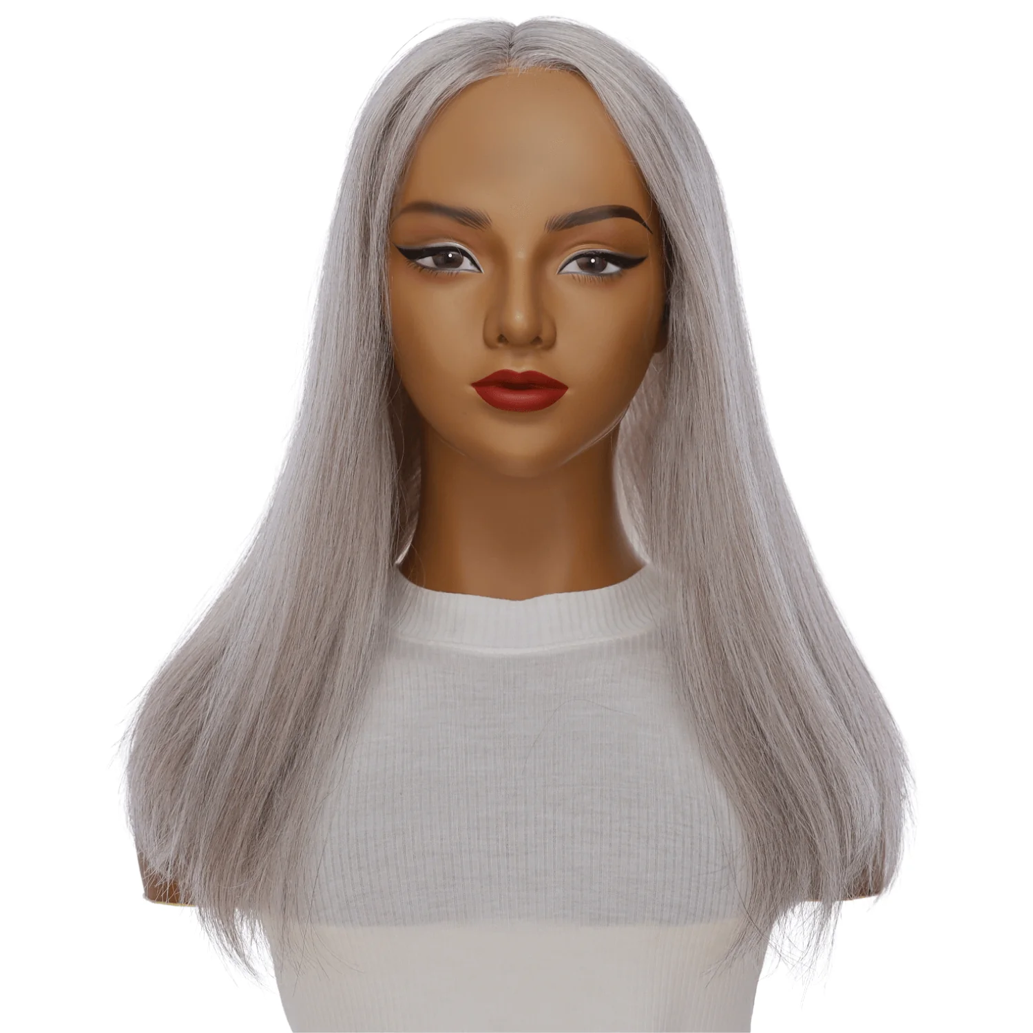 20" Divine Lace Top Topper Snow Grey - Image 2