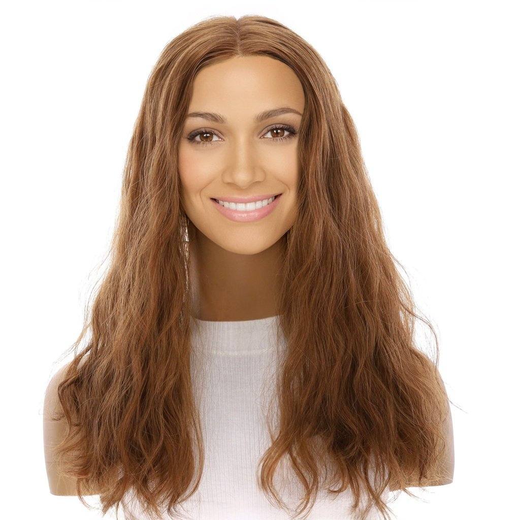 20" Divine Lace Top Topper Strawberry Blonde Wavy - Image 2