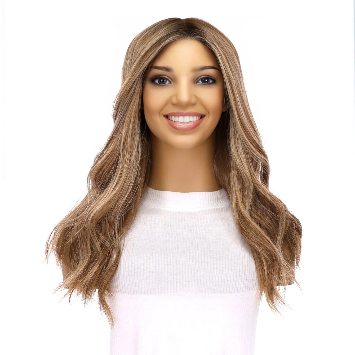 20" Divine Lace Top Topper Medium Blonde w/ Highlights - Image 2