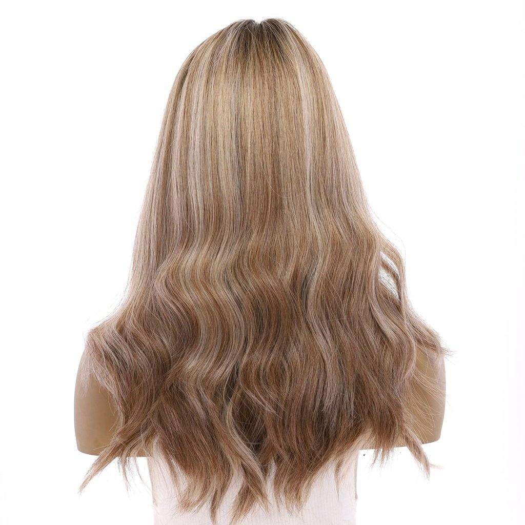 20" Divine Lace Top Wig Ashy Blonde w/ Highlights - Image 3