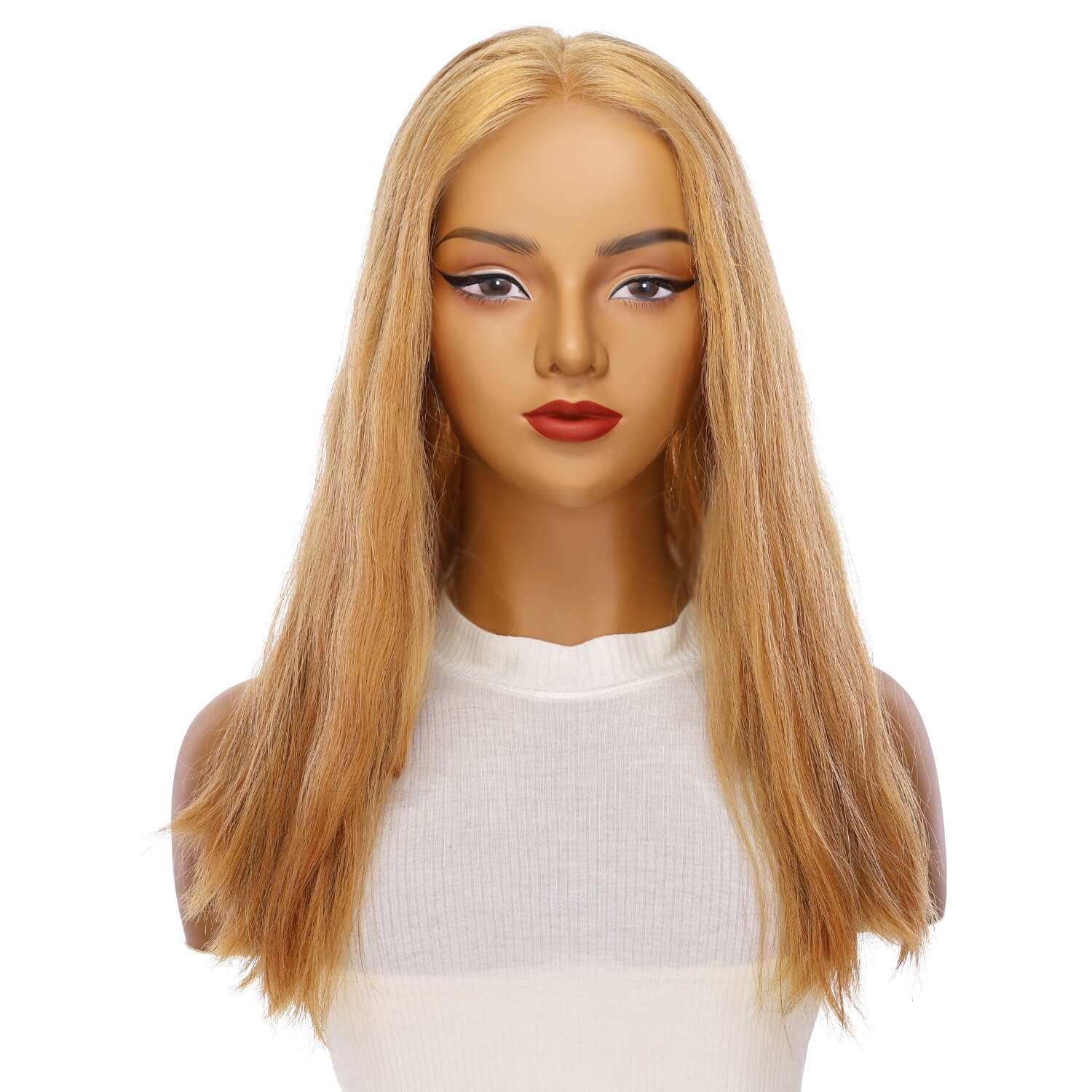 20" Divine Lace Top Wig Golden Strawberry Wavy - Image 2