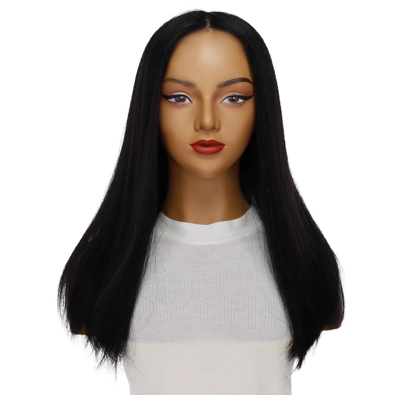 20" Divine Lace Top Wig Jet Black - Image 2