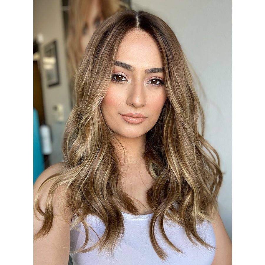 20" Divine Lace Top Wig Medium Blonde w/ Reverse Balayage - Image 2