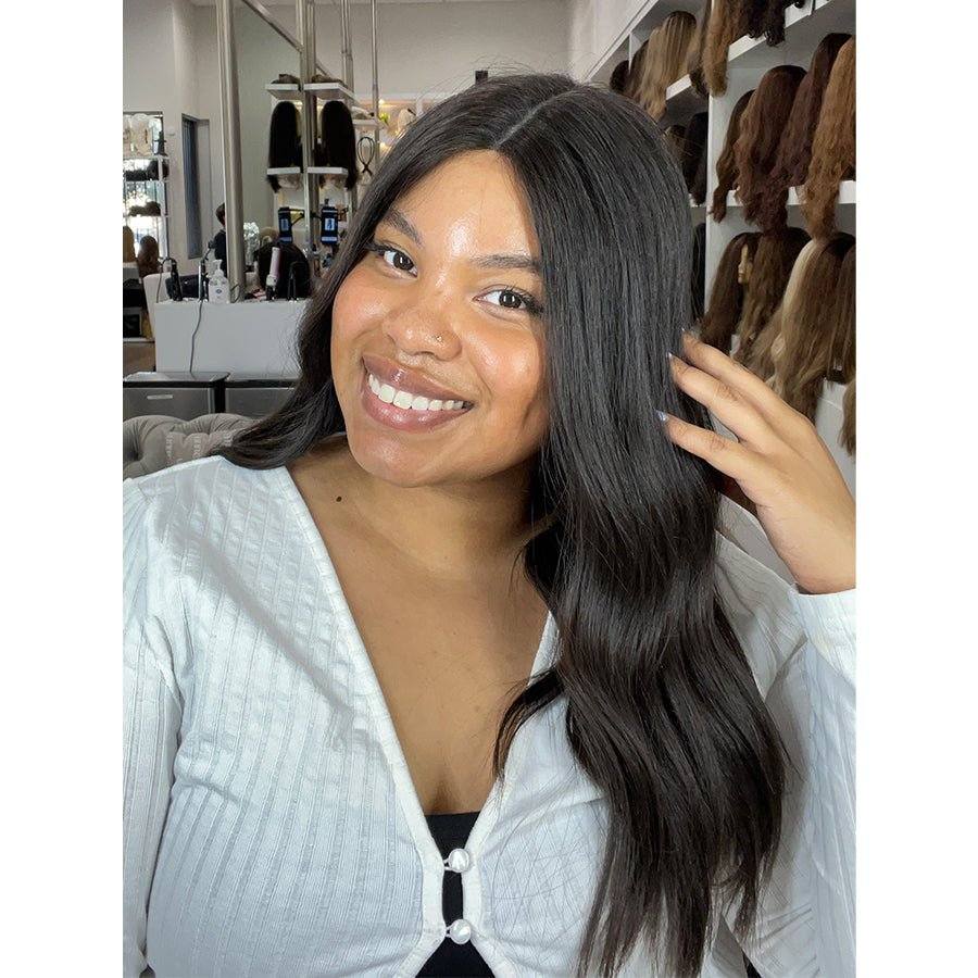 20" Divine Lace Top Wig Neutral Black - Image 3