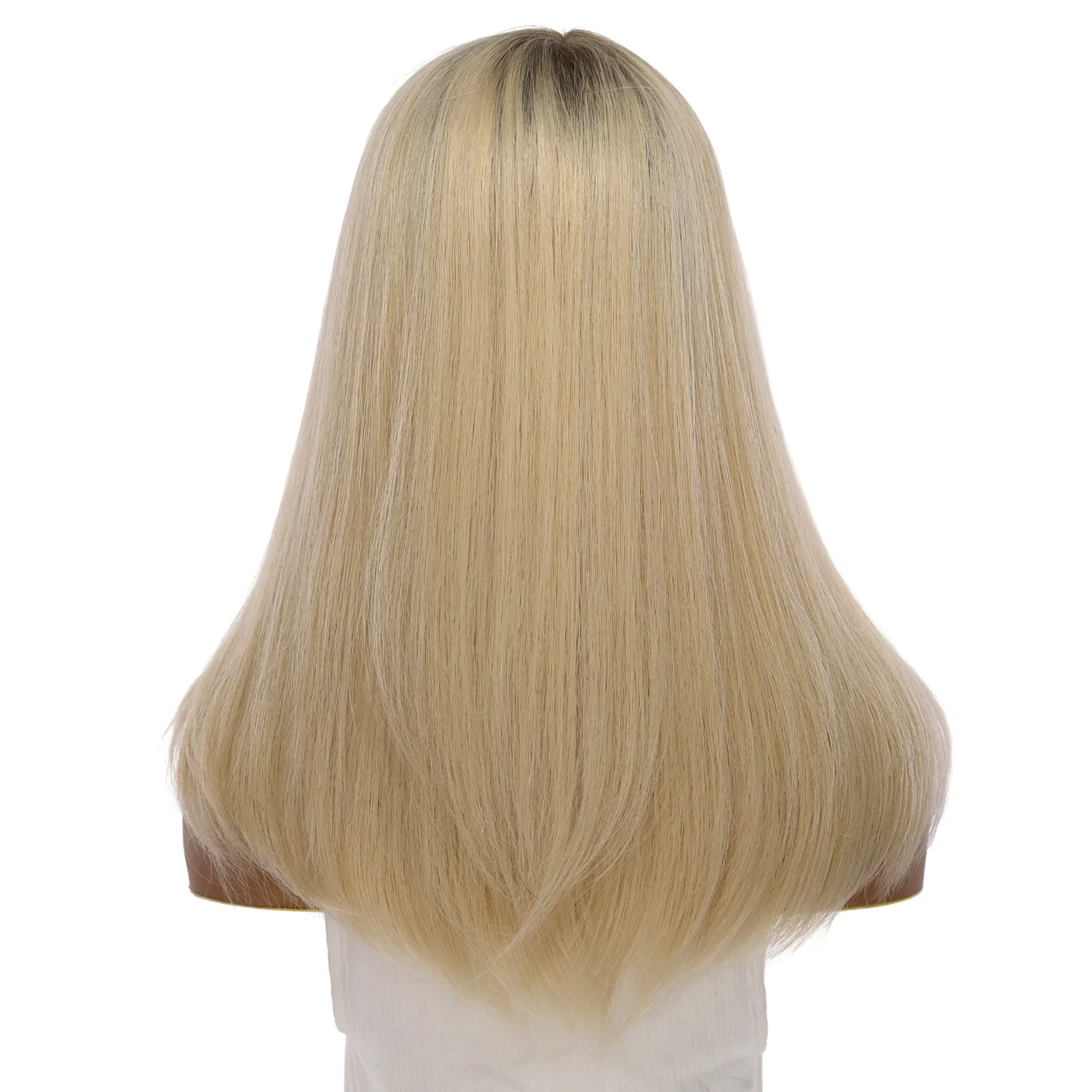 20" Divine Lace Top Wig Platinum Blonde 2.0 - Image 3