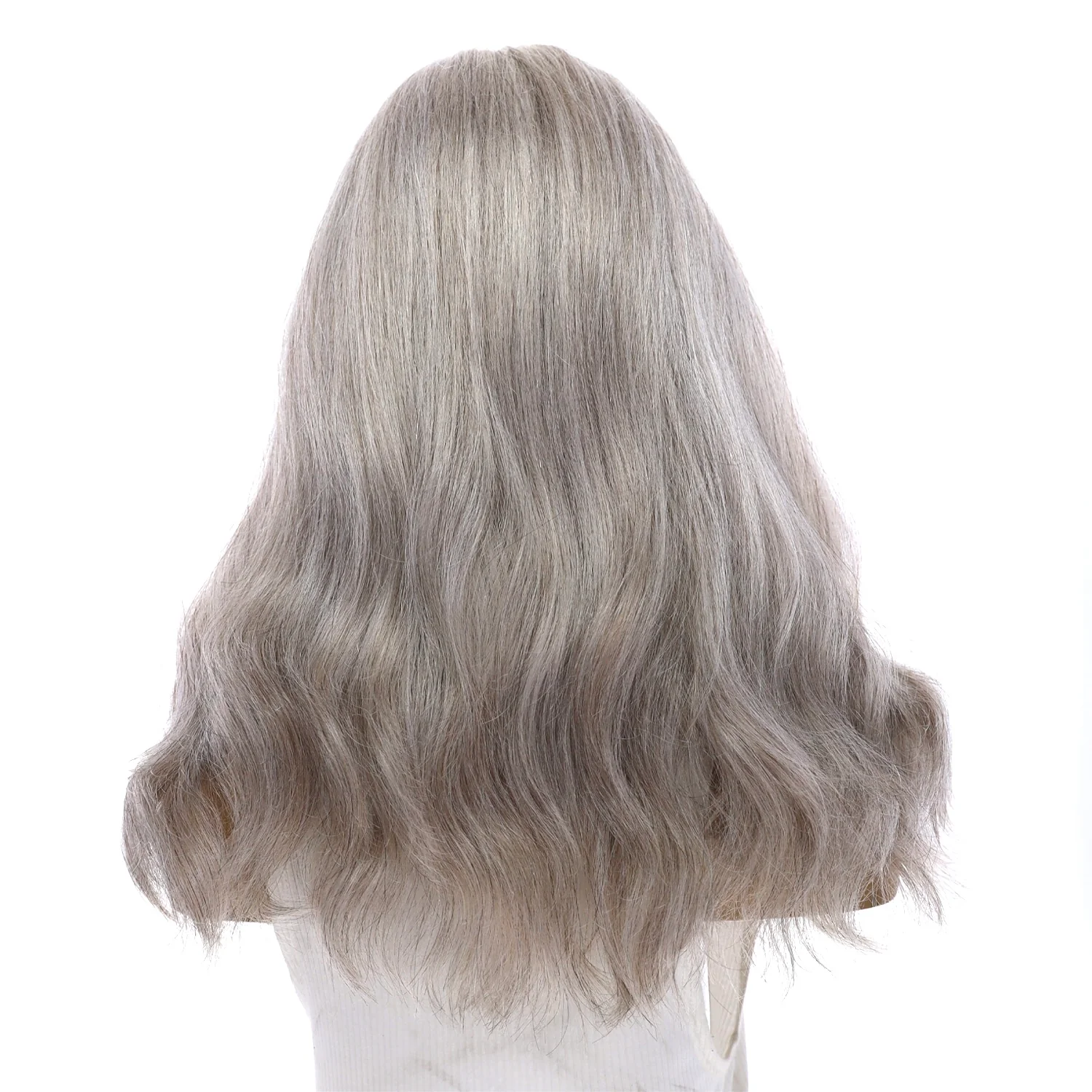 20" Divine Lace Top Wig Snow Grey - Image 3