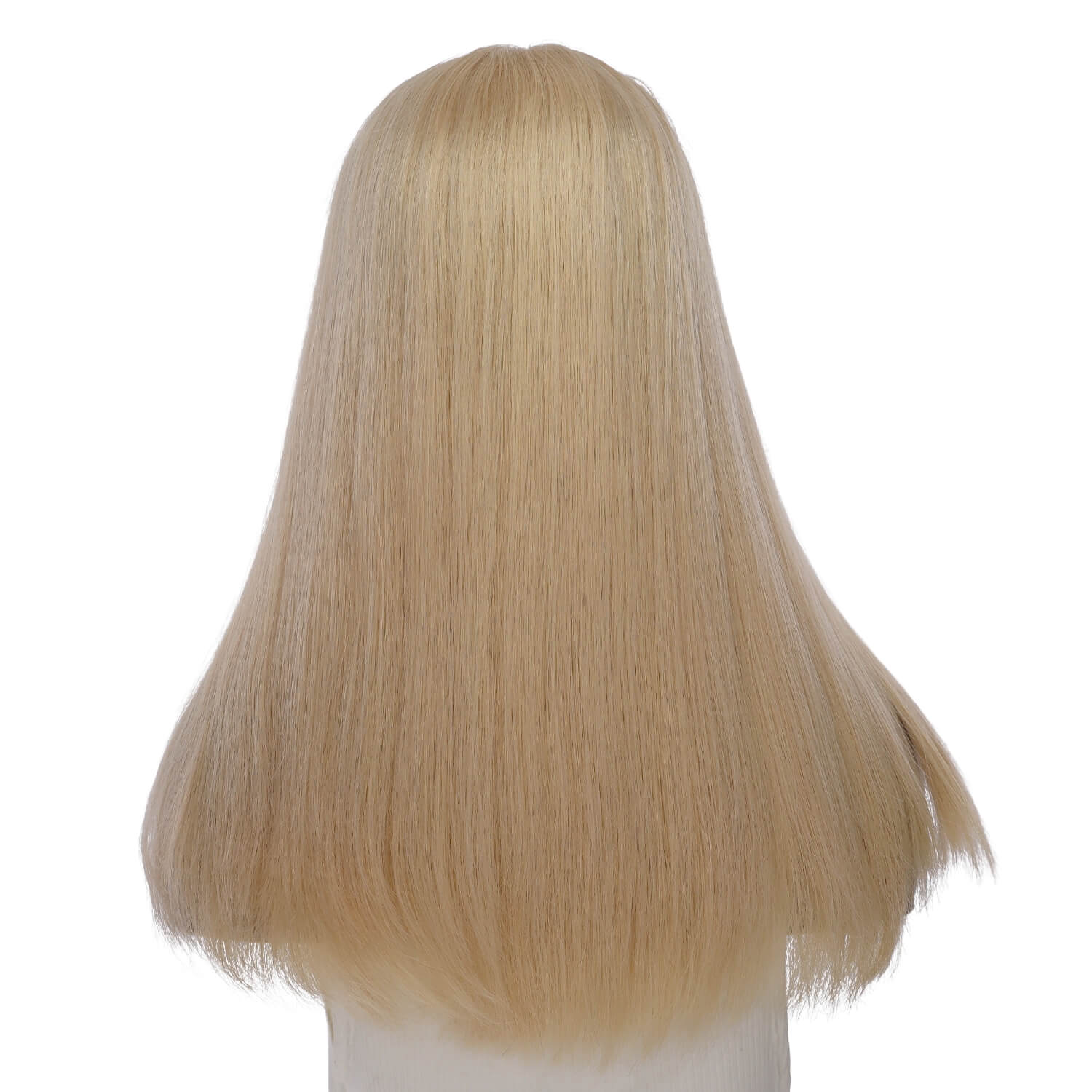 20" Divine Lace Top Wig Warm Platinum Blonde w/ No Rooting - Image 3
