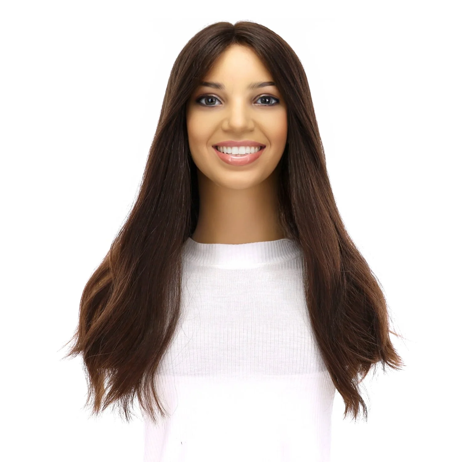20" Divine Luxe Lace Top Topper #5 Warm Dark Brown - Image 3