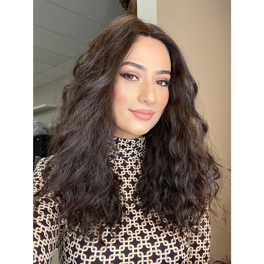 20" Divine Luxe Lace Top Wig #4 Dark Brown Wavy - Image 4