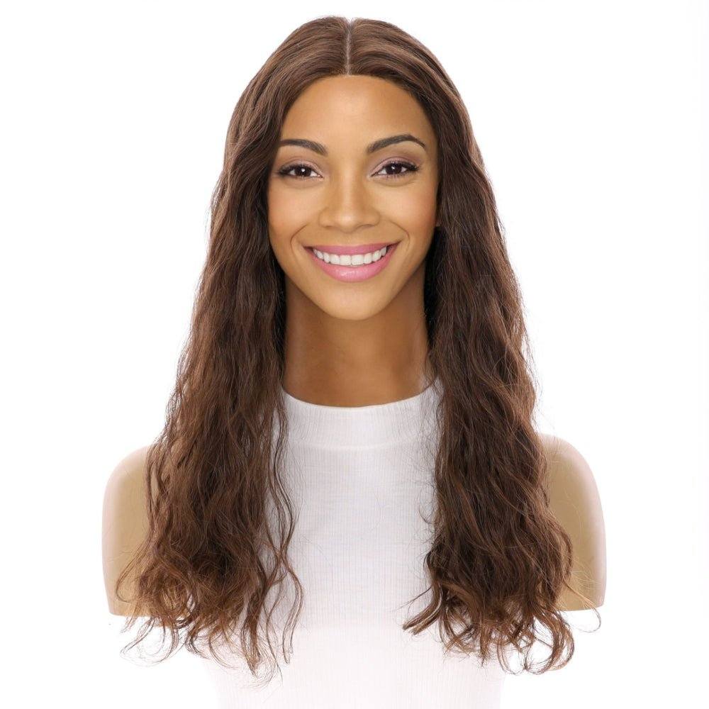 20" Divine Luxe Lace Top Wig #6 Neutral Medium Brown Wavy - Image 2