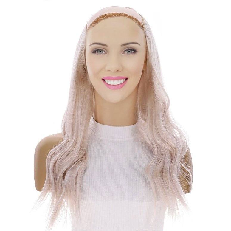 20" HatFall Wig Ice Blonde - Image 4