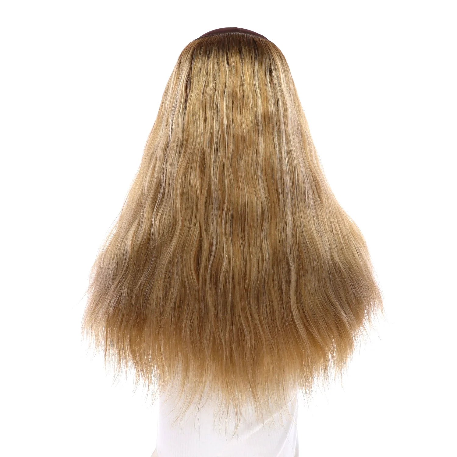 20" HatFall Wig Ash Blonde Wavy - Image 3