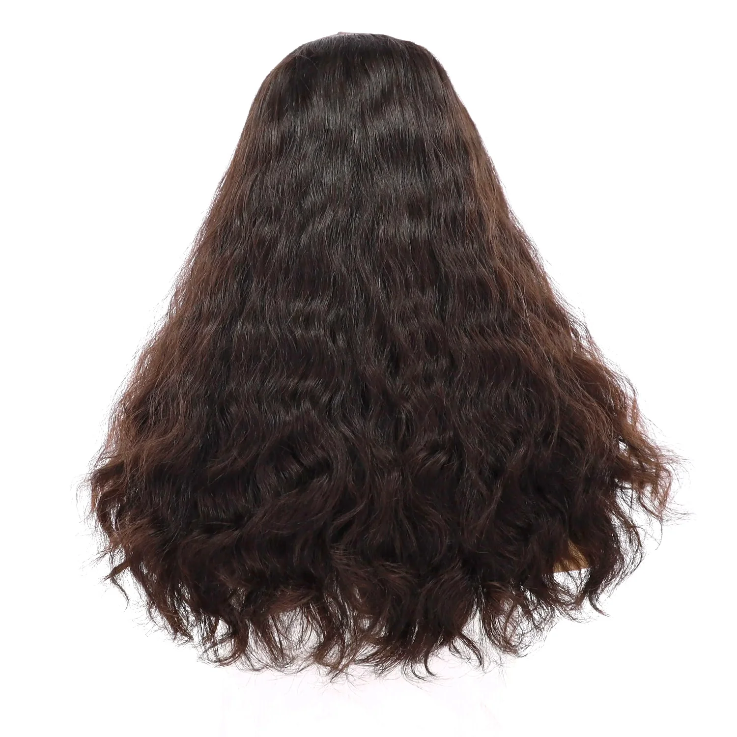 20" HatFall Wig Natural Black Wavy - Image 3
