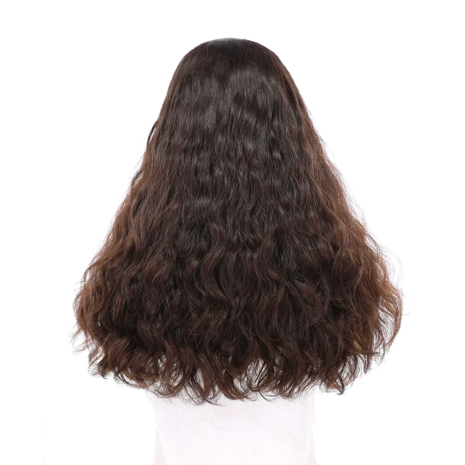 20" HatFall Wig Soft Black Wavy - Image 3