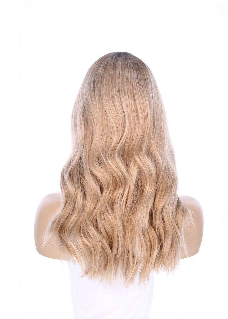 20" Divine Lace Top Wig Ash Blonde w/ Full Rooting - Image 6