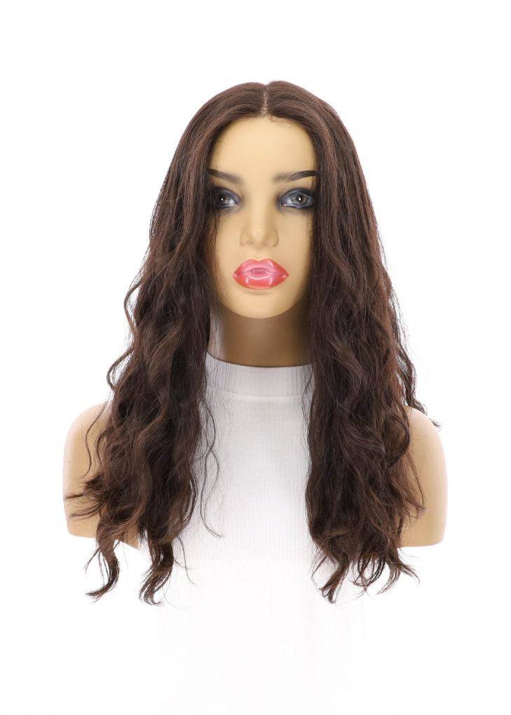20" Divine Luxe Lace Top Wig #1B Black Wavy - Image 3