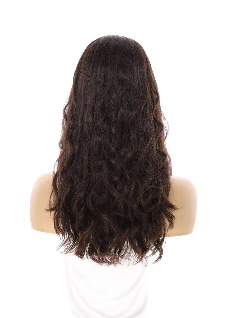 20" Divine Luxe Lace Top Wig #1B Black Wavy - Image 5