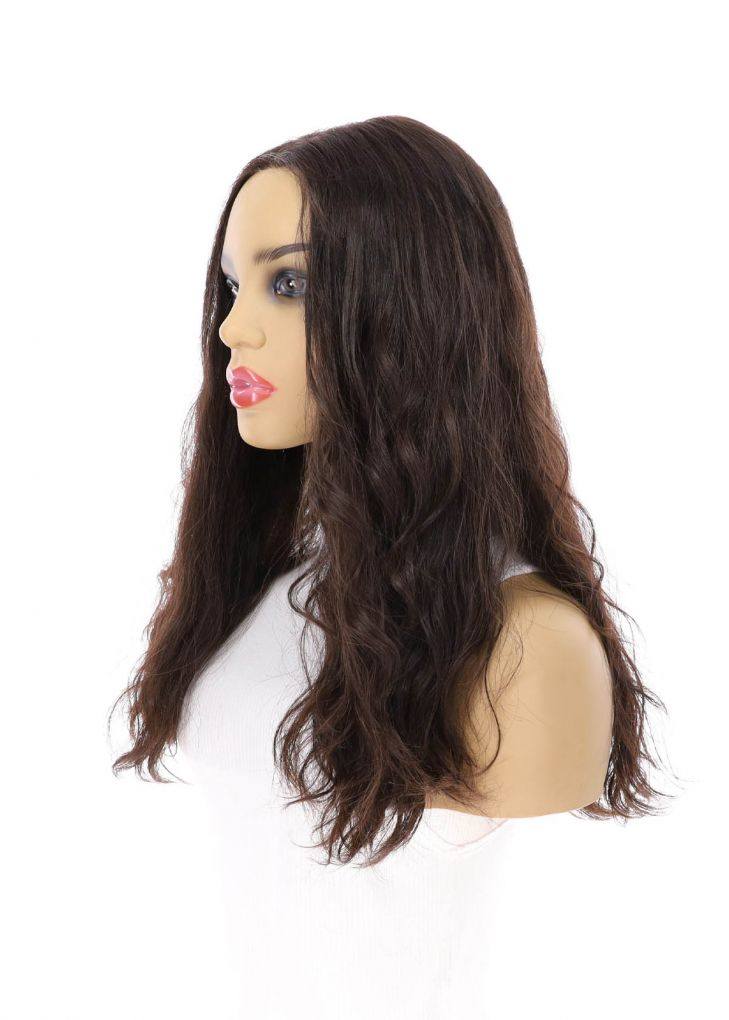 20" Divine Luxe Lace Top Wig #2 Neutral Dark Brown Wavy - Image 5
