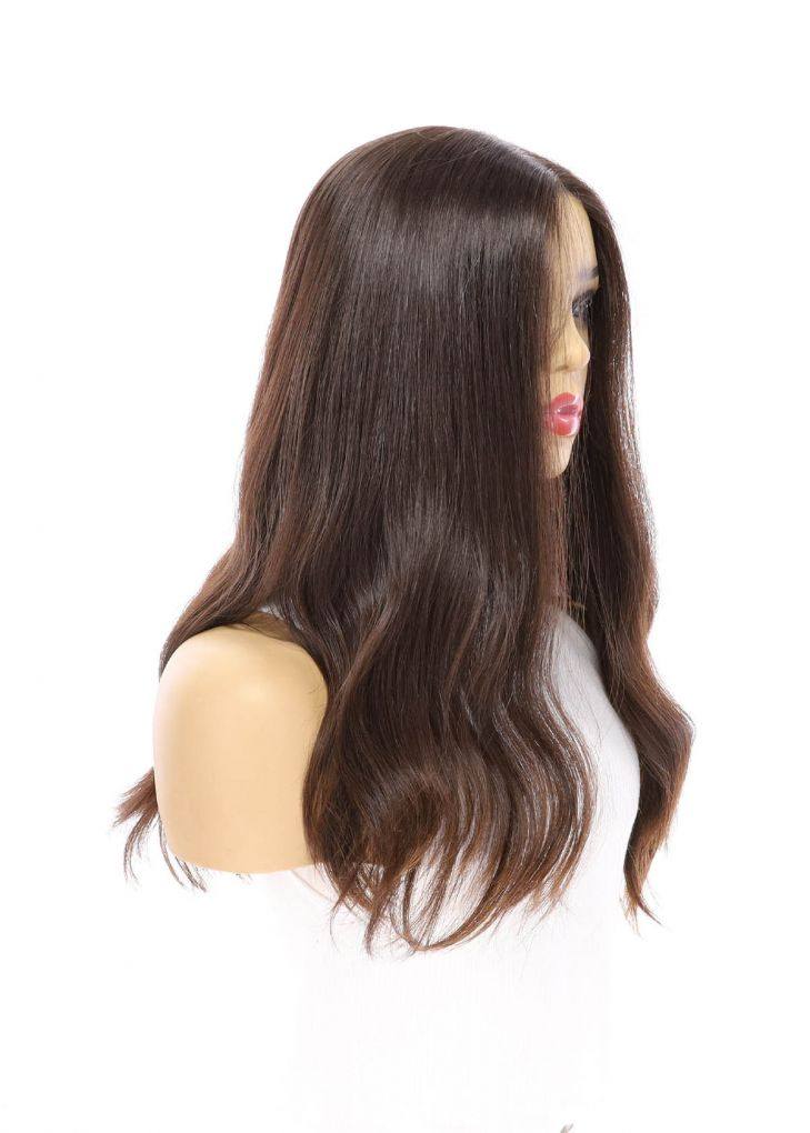 20" Divine Luxe Lace Top Wig #4 Dark Brown - Image 3