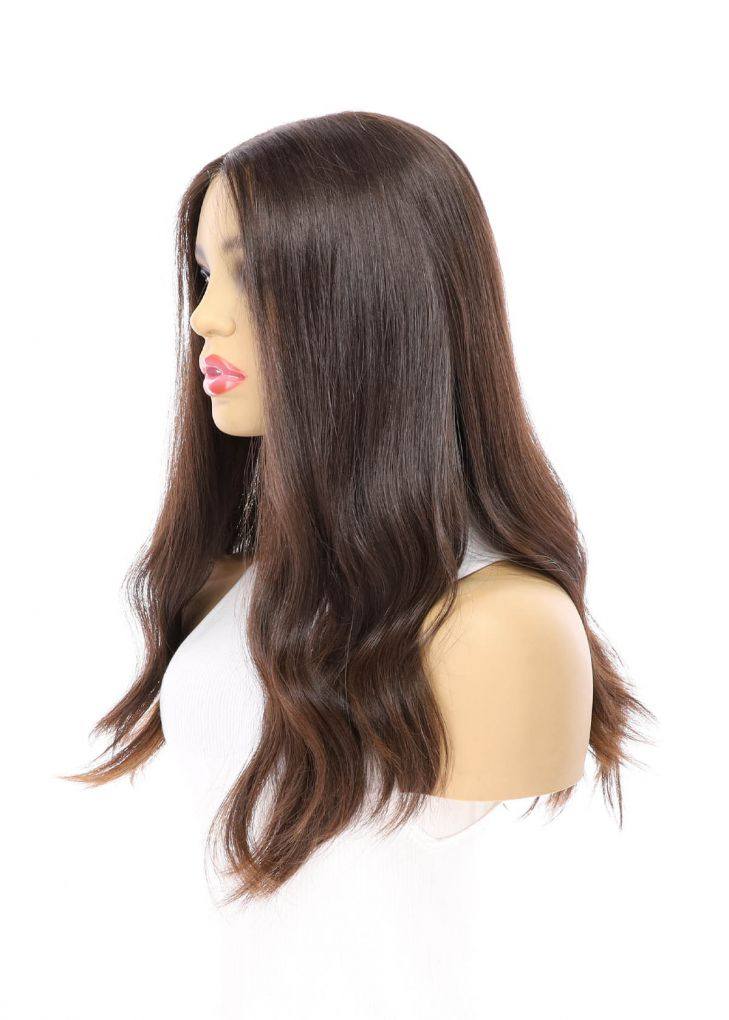 20" Divine Luxe Lace Top Wig #4 Dark Brown - Image 5