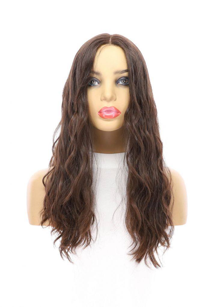 20" Divine Luxe Lace Top Wig #4 Dark Brown Wavy - Image 3
