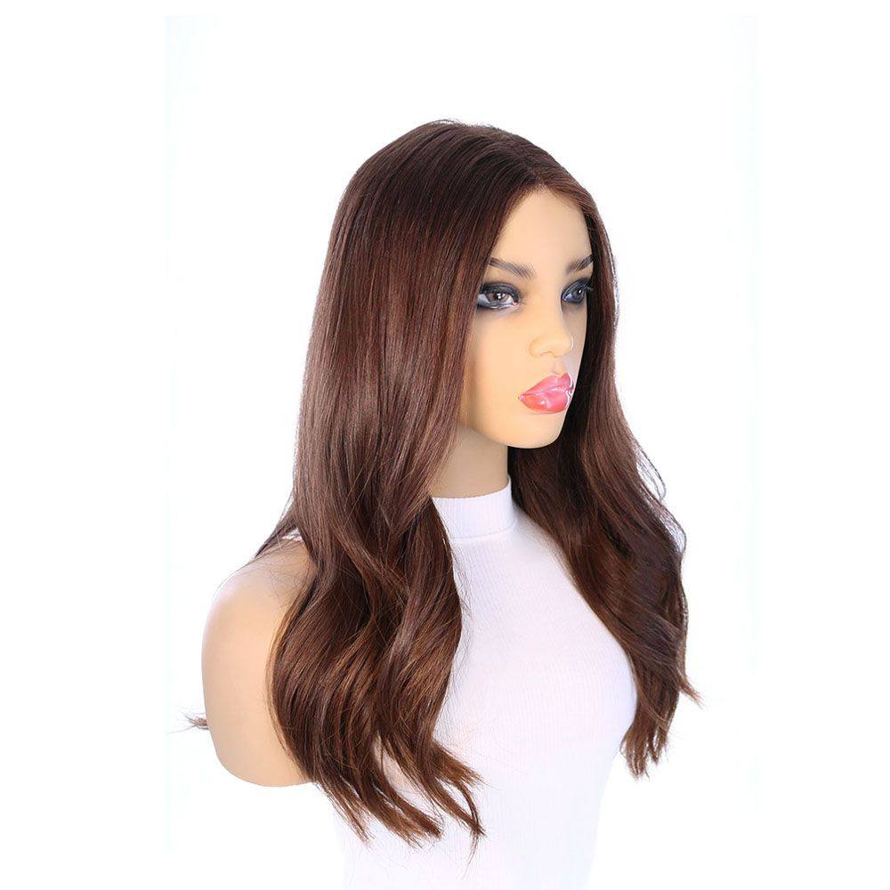 20" Divine Luxe Lace Top Wig #5 Warm Dark Brown - Image 3