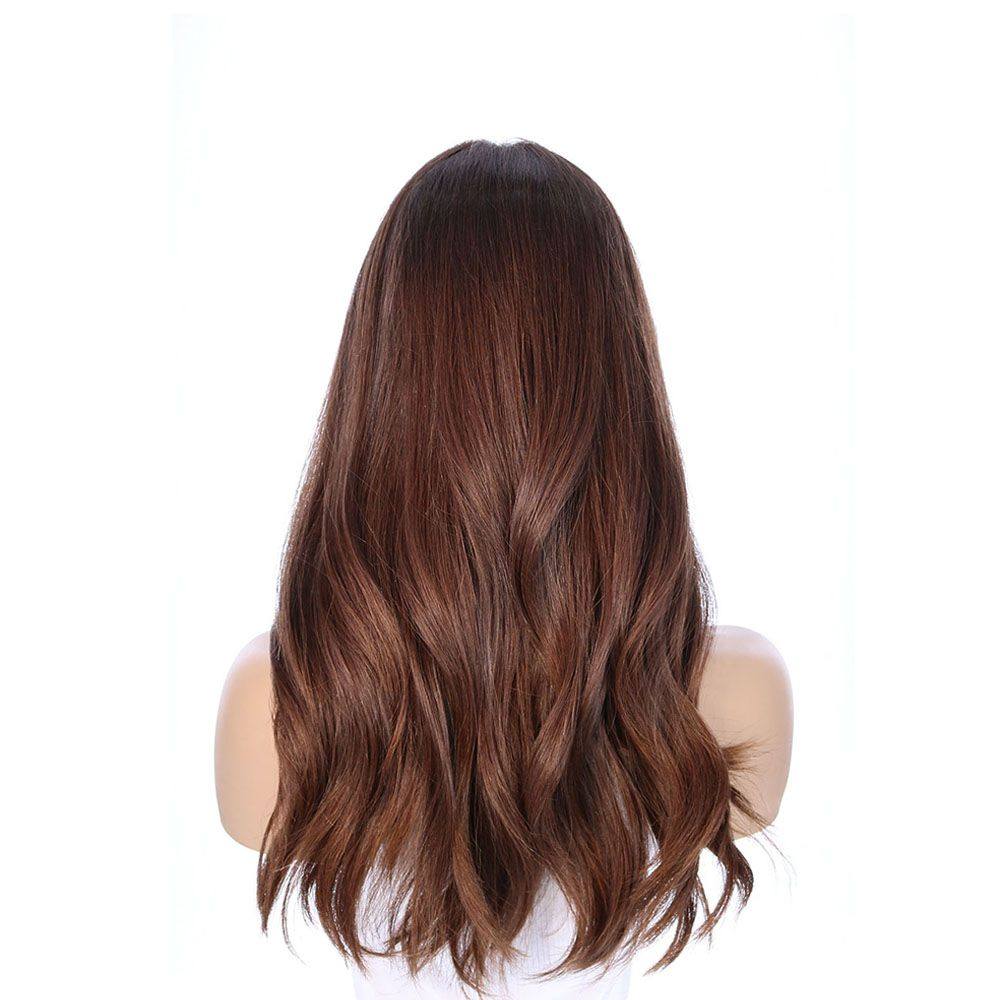 20" Divine Luxe Lace Top Wig #5 Warm Dark Brown - Image 6