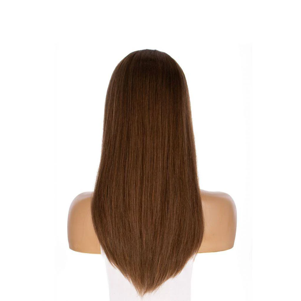 20" Divine Luxe Lace Top Wig #12 Warm Light Brown - Image 5