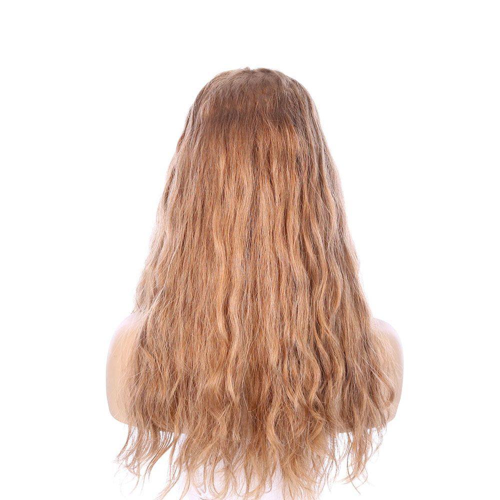 20" Divine Luxe Lace Top Wig #14 Warm Dark Blonde Wavy - Image 6