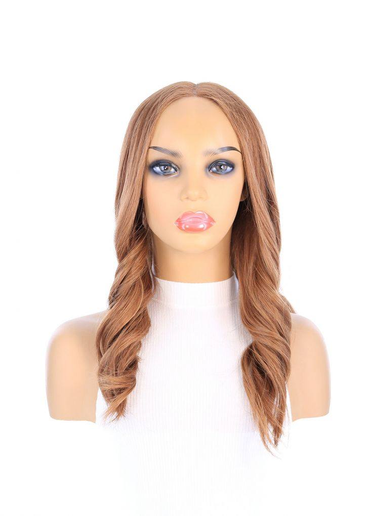 20" Divine Luxe Lace Top Wig #27/30 Strawberry Blonde - Image 4