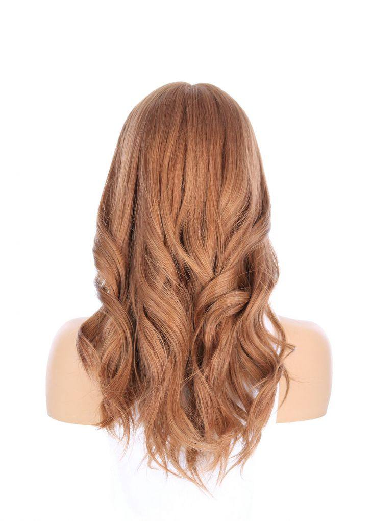 20" Divine Luxe Lace Top Wig #27/30 Strawberry Blonde - Image 6
