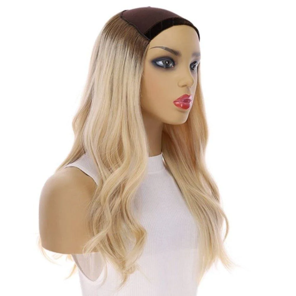20" HatFall Wig Beige Blonde - Image 6