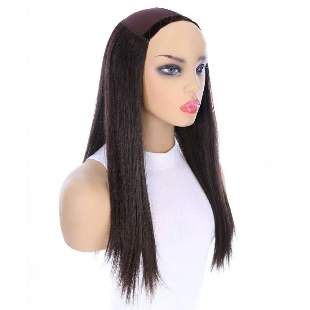 20" HatFall Wig Soft Black - Image 4