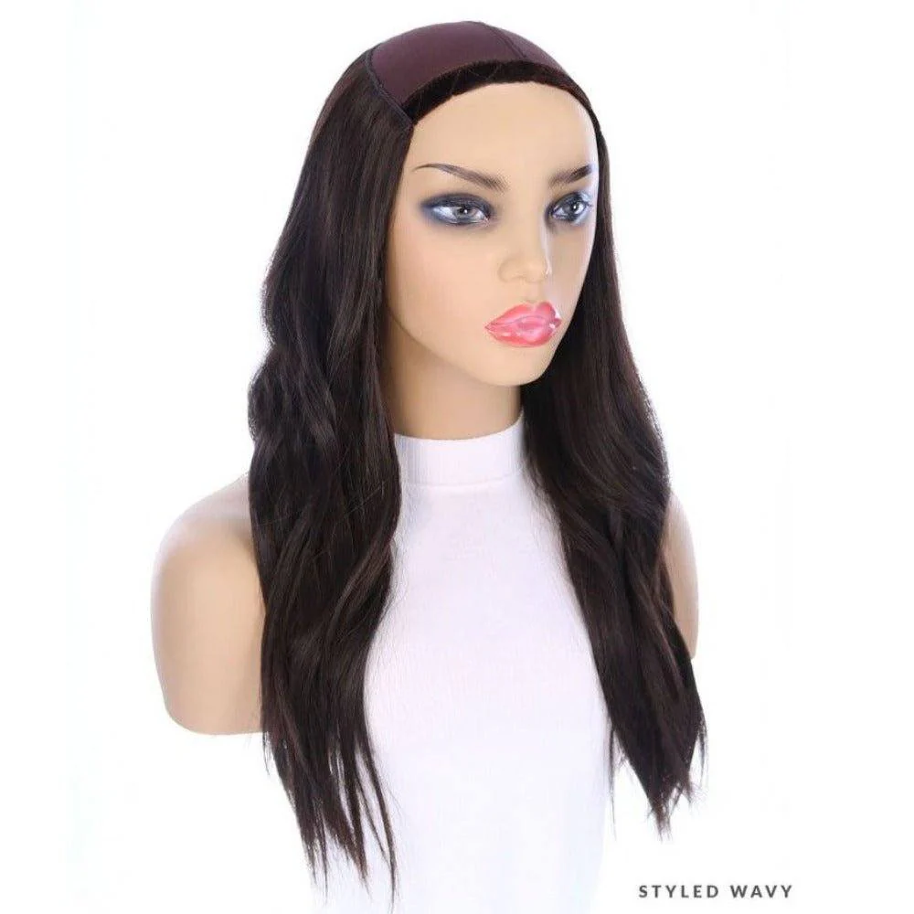 20" HatFall Wig Soft Black - Image 5
