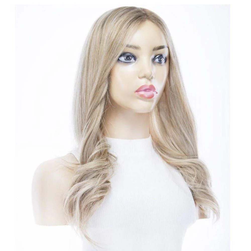 20" Princess Silk Top Wig Ash Blonde - Image 4