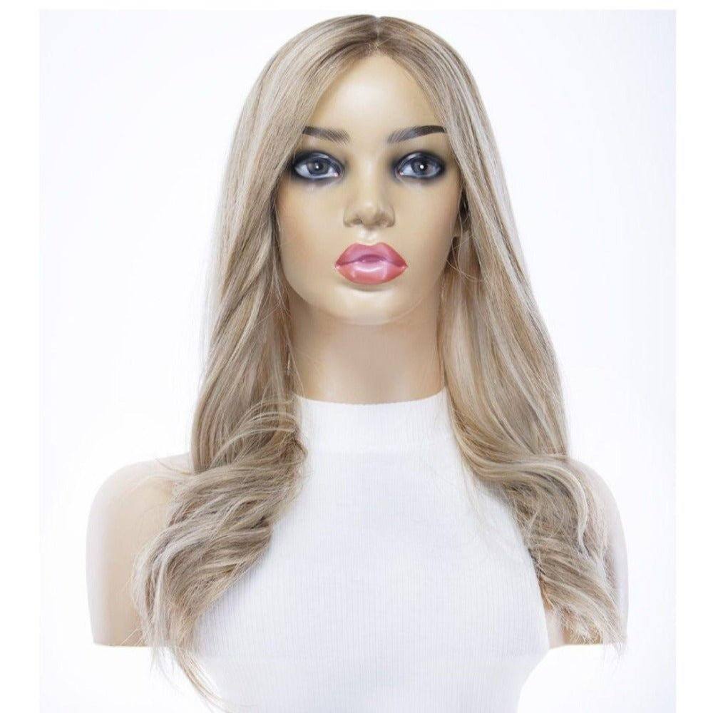 20" Princess Silk Top Wig Ash Blonde - Image 5
