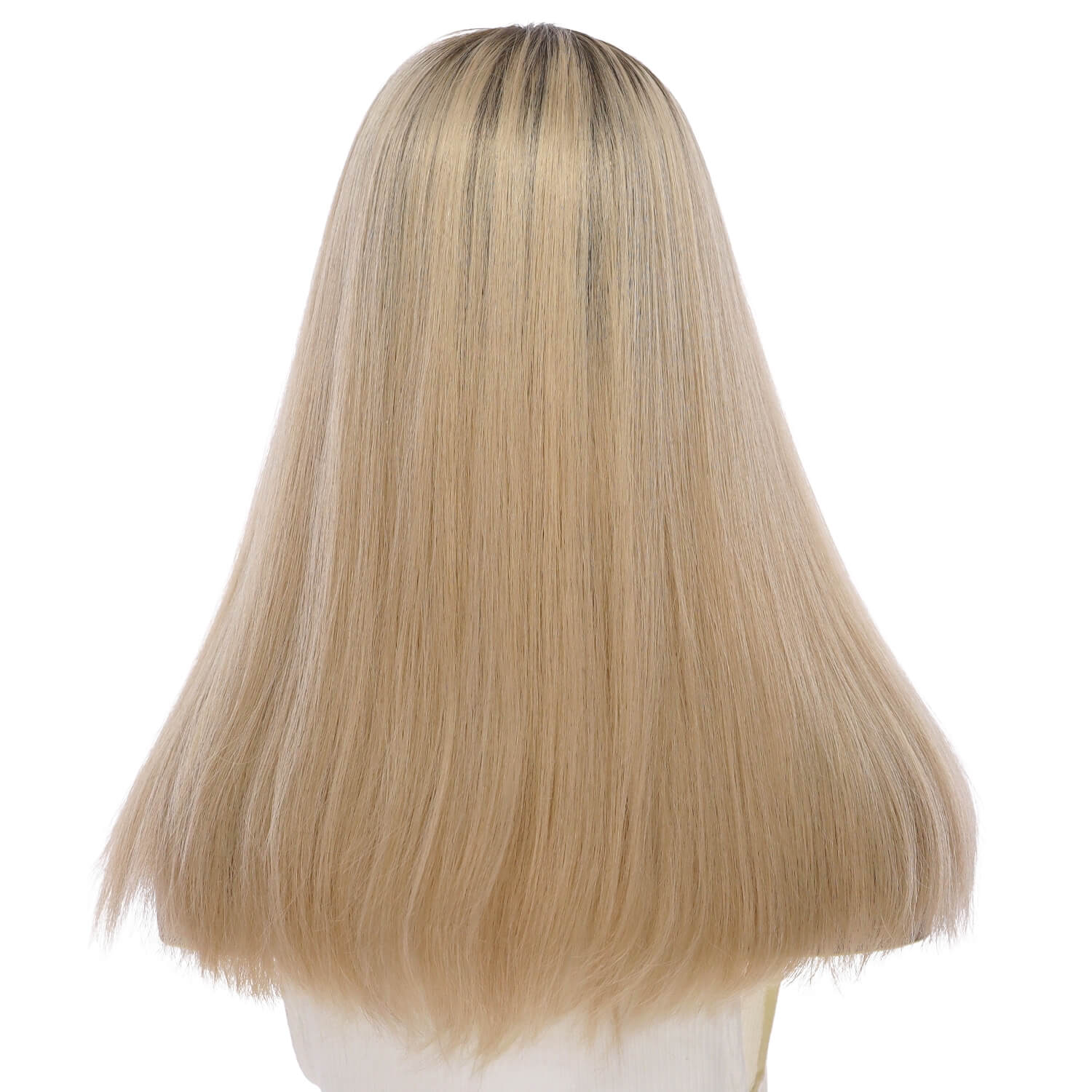 20" Princess Silk Top Wig Beige Blonde - Image 3