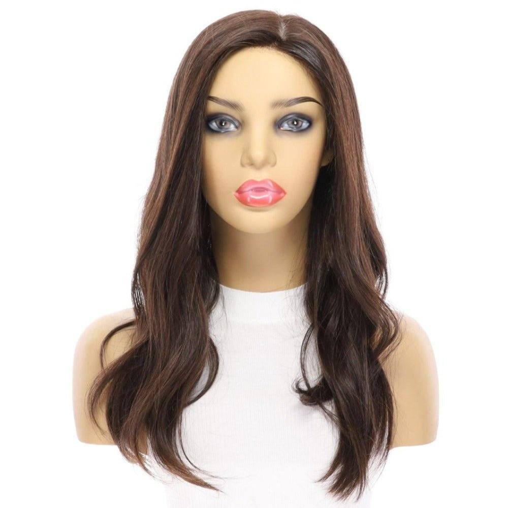 20" Princess Silk Top Wig Dark Brown - Image 5