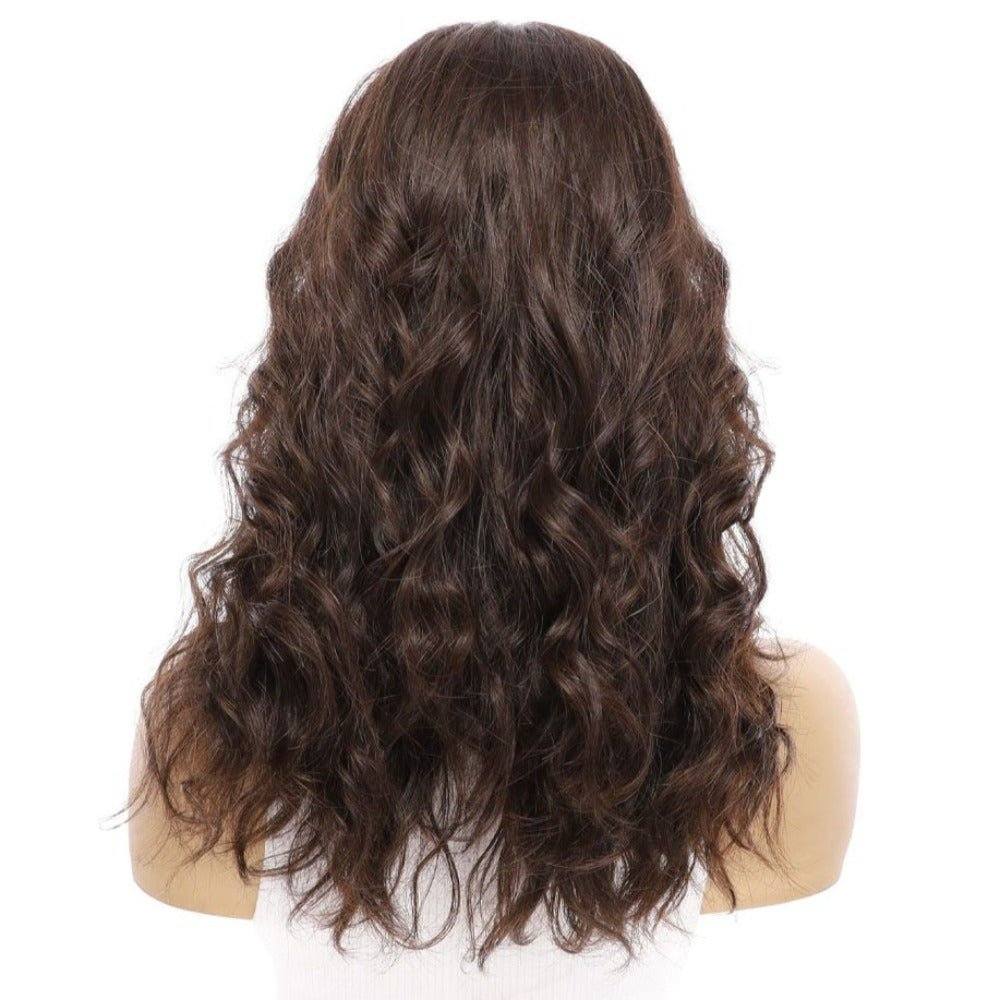 20" Princess Silk Top Wig Dark Brown Wavy - Image 5