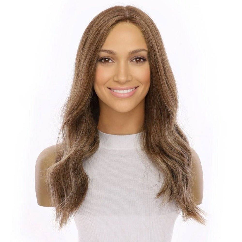 20" Princess Silk Top Wig Light Brown Babylight - Image 2