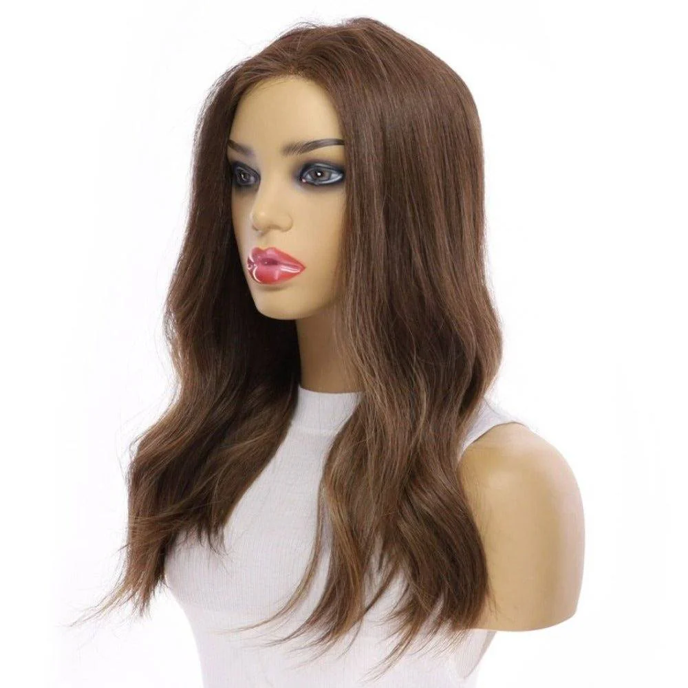 20" Princess Silk Top Wig Medium Brown Babylight - Image 5