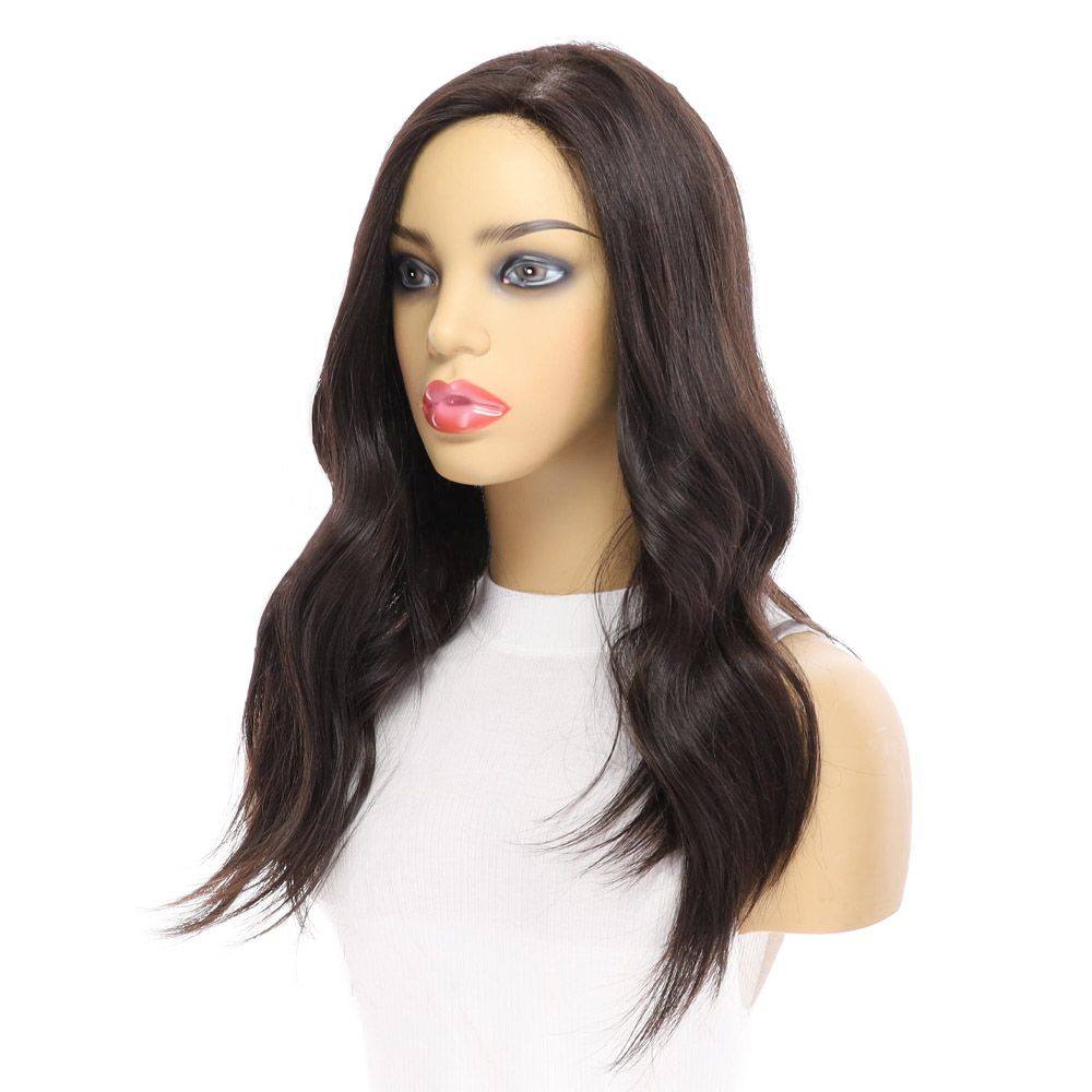 20" Princess Silk Top Wig Soft Black - Image 5