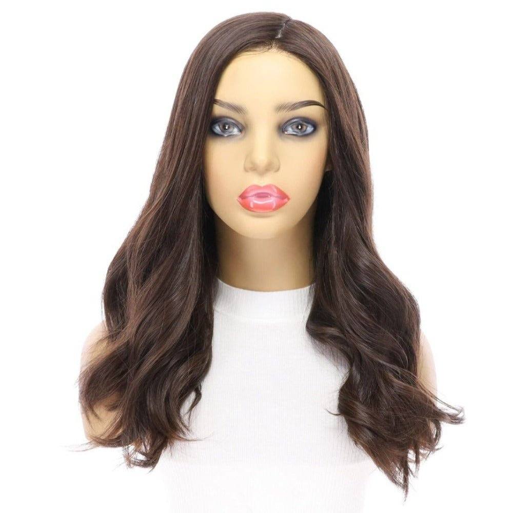 20" Luxe Silk Top Wig #4 Dark Brown - Image 4