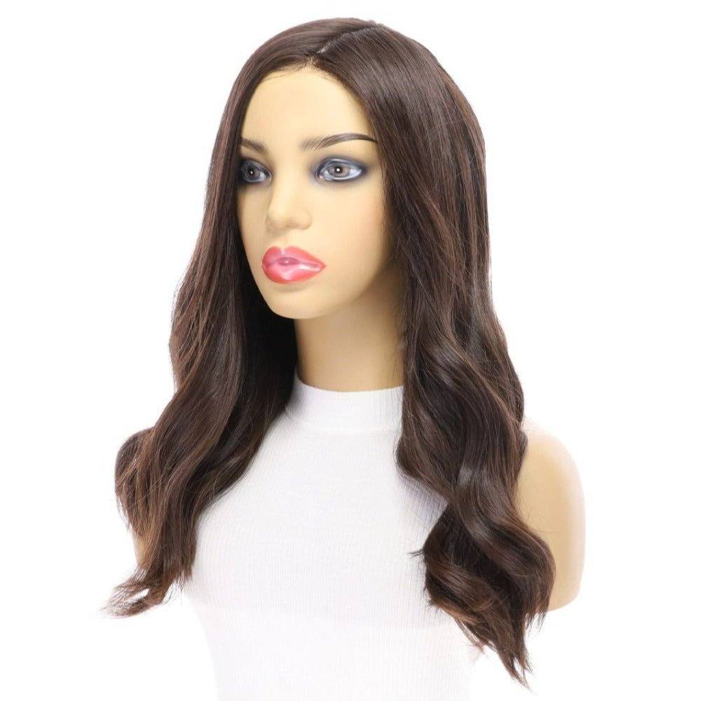 20" Luxe Silk Top Wig #4 Dark Brown - Image 5