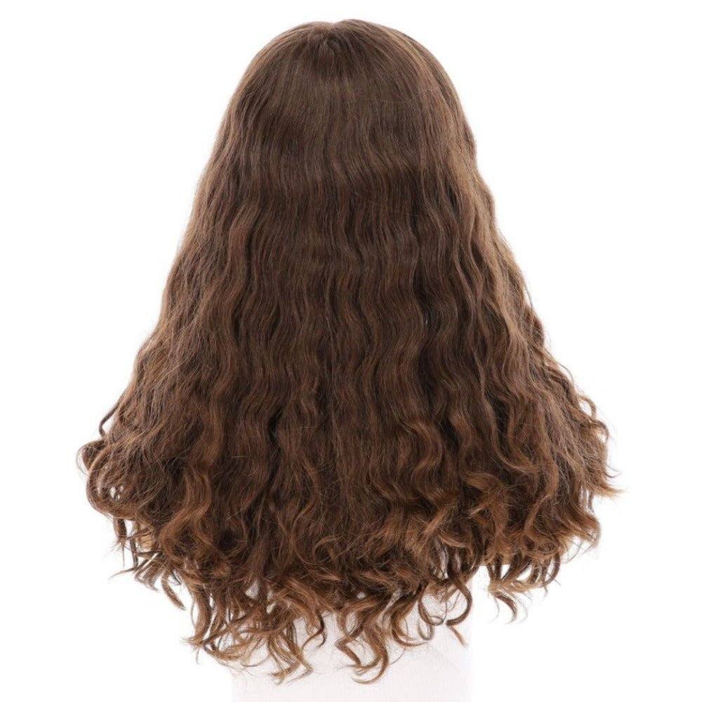 20" Luxe Silk Top Wig #5 Warm Dark Brown Wavy - Image 6