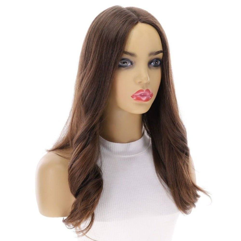 20" Luxe Silk Top Wig #6 Neutral Medium Brown - Image 3