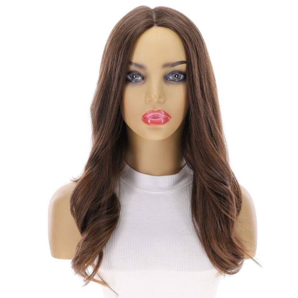 20" Luxe Silk Top Wig #6 Neutral Medium Brown - Image 4